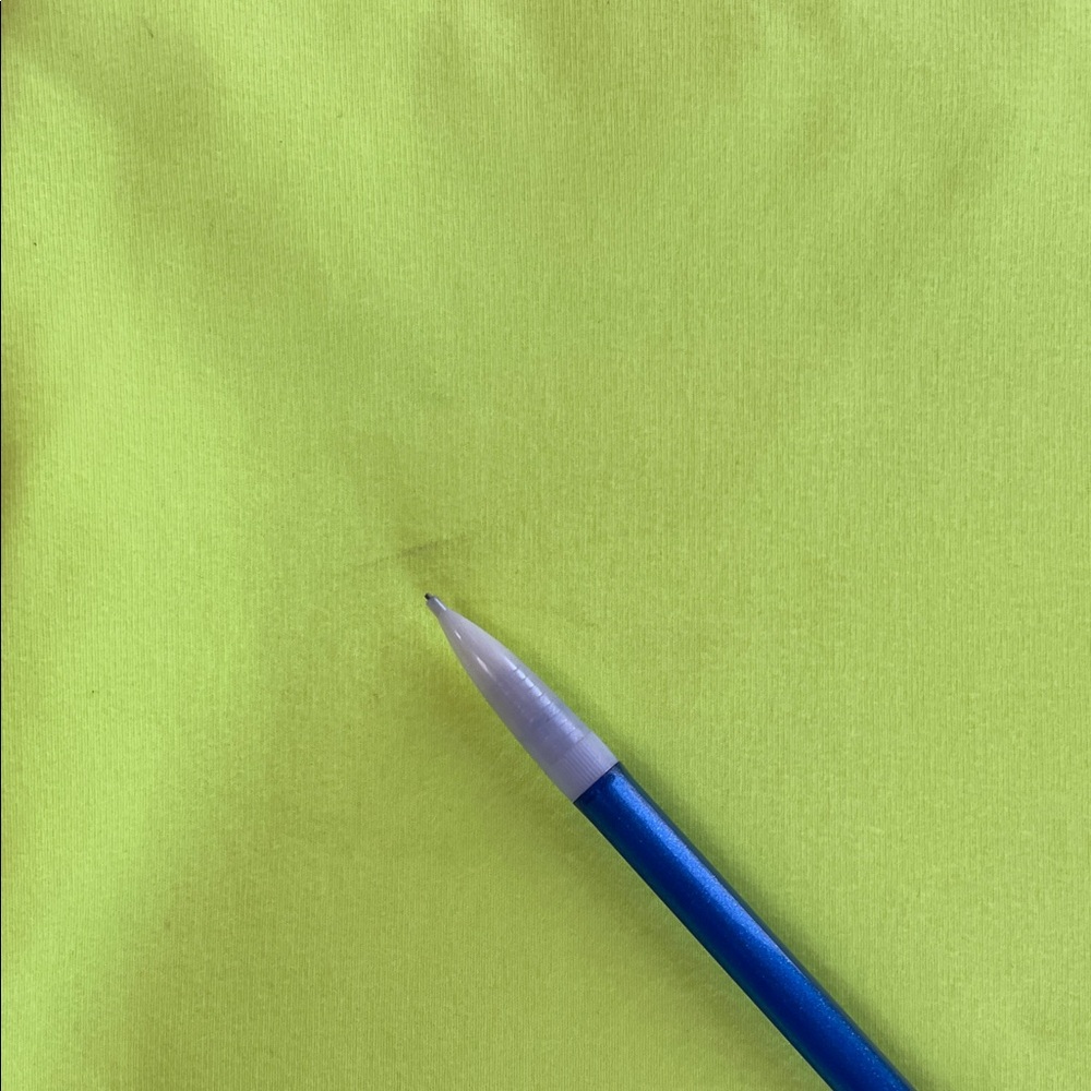Flawed Lululemon Y Back Tank Top, Highlighter Yellow, size 10 - Picture 2 of 8